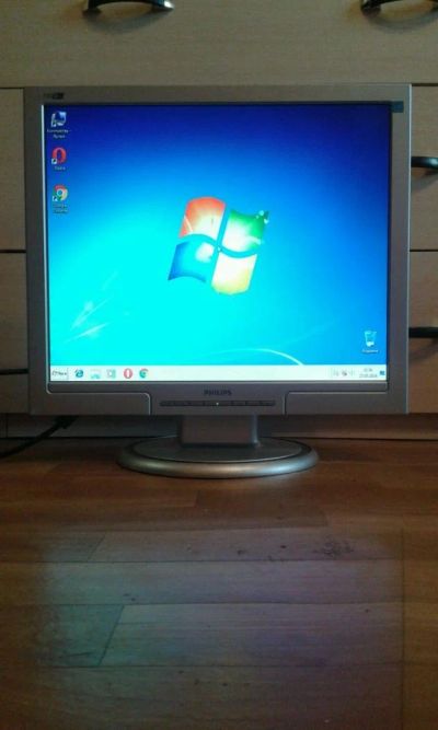 Лот: 7619909. Фото: 1. монитор Philips 190s7fs диагональ... ЖК-мониторы