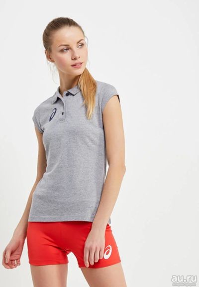 Лот: 12641743. Фото: 1. Поло ASICS WOMAN POLO 156868 0714. Футболки, поло