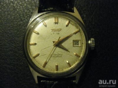 Лот: 9124555. Фото: 1. Часы Tissot T-12, Visodate automatic... Оригинальные наручные часы