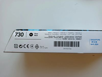 Лот: 20250290. Фото: 1. Картридж hp-730 p2v73a. Картриджи, расходные материалы