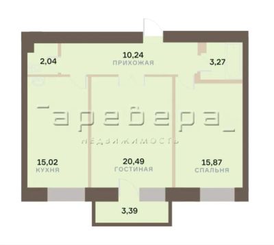 Лот: 20131866. Фото: 1. 2-комнатная квартира на ул. 78... Квартиры, студии