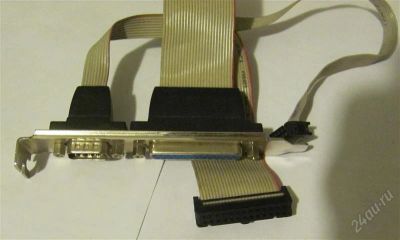 Лот: 1569603. Фото: 1. внешний COM + LPT. Шлейфы, кабели, переходники
