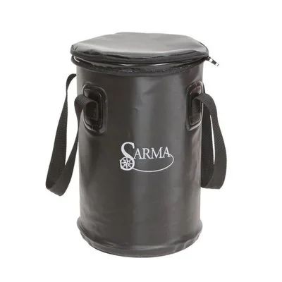 Лот: 17195210. Фото: 1. Ведро складное Sarma 25л с крышкой... Туристическая, походная мебель