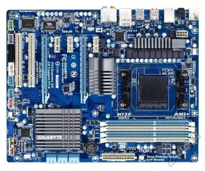 Лот: 5715567. Фото: 1. GigaByte GA-970A-UD3 (rev. 1.0... Материнские платы