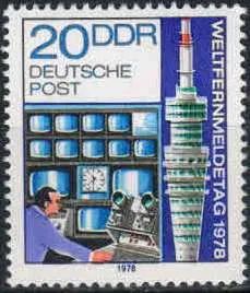 Лот: 21327424. Фото: 1. 1978. ГДР. Телекоммуникации. н... Марки