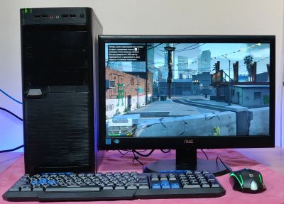 Лот: 24420156. Фото: 1. Компьютер для игр 4 core/16 Gb... Компьютеры в сборе