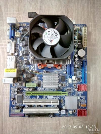 Лот: 10417255. Фото: 1. Материнская плата ASRock m3a785gm-le... Материнские платы
