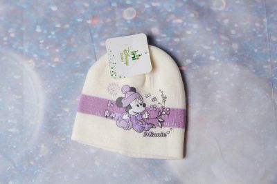 Лот: 11287284. Фото: 1. Шапка Ovs, белая, Disney Minni... Головные уборы