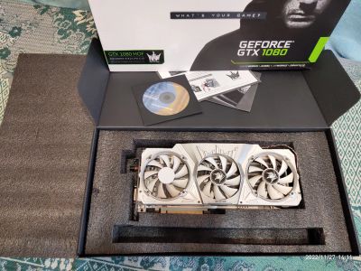 Лот: 19679615. Фото: 1. KFA2 GeForce GTX 1080 HOF. Видеокарты