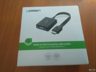 Лот: 12790875. Фото: 1. Адаптер HDMI TO VGA Converter... Шлейфы, кабели, переходники