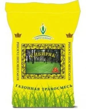 Лот: 9894431. Фото: 1. Газон Сибиряк 10кг (Евросемена... Всё для ландшафта
