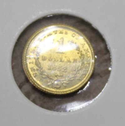 Лот: 22193196. Фото: 1. США 1 доллар 1852 года. Америка