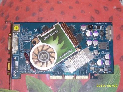 Лот: 343718. Фото: 1. AGP Geforcу 6600GT 128mb DDR3. Видеокарты