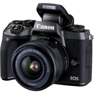 Лот: 12082616. Фото: 1. canon eos m5 kit 15-45. Цифровые зеркальные