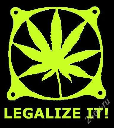 Лот: 87916. Фото: 1. Стикер на авто Legalize it!. Детали тюнинга