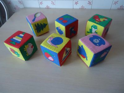 Лот: 6078481. Фото: 1. Мягкие кубики 9*9 см. Мягкие