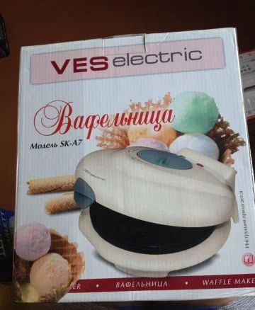 Лот: 4563780. Фото: 1. Вафельница ves electric sk-a7. Кухонная