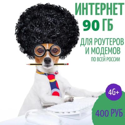 Лот: 15844392. Фото: 1. 90 Гб интернета по РФ на скорости... SIM-карты, телефонные номера