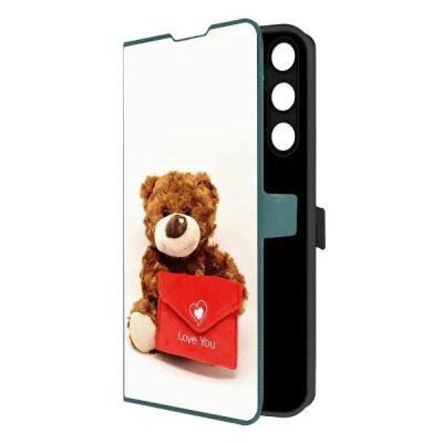 Лот: 25043840. Фото: 1. Чехол Krutoff Eco Book "Медвежонок... Чехлы, бамперы