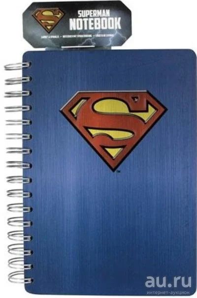 Лот: 13848104. Фото: 1. Блокнот для записей "Superman... Записные книжки, ежедневники, блокноты