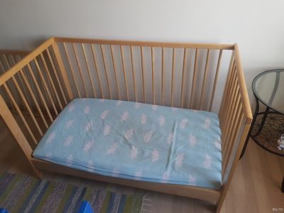 Лот: 18568242. Фото: 1. Кроватка детская IKEA. Детские кровати и кроватки