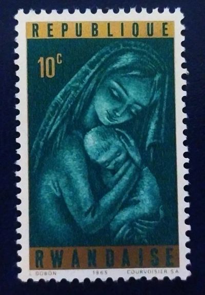 Лот: 21067135. Фото: 1. Руанда 1965 Рождество SW-137. Марки