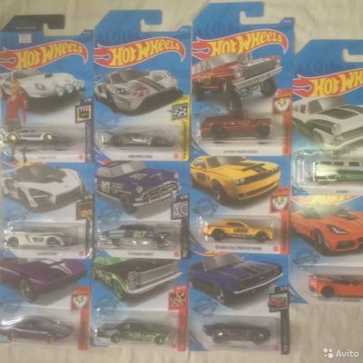 Лот: 18117126. Фото: 1. Машинки Hot Wheels запакованные. Игрушки