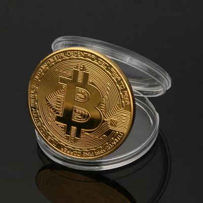 Лот: 11437994. Фото: 1. Подарочная сувенирная монета биткоин... Сувенирные мелочи