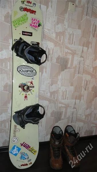 Лот: 1214075. Фото: 1. сноуборд, крепления, ботинки. Комплект в сборе