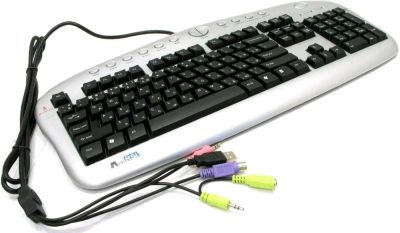 Лот: 13971622. Фото: 1. Мультимедийная клавиатура A4Tech... Клавиатуры и мыши