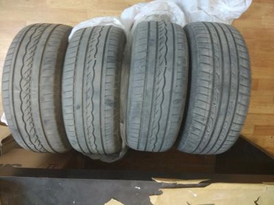 Лот: 12152875. Фото: 1. Летняя резина Dunlop195/55/15. Шины