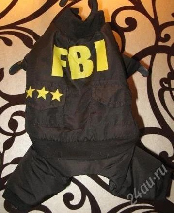 Лот: 123990. Фото: 1. Комбенезон FBI. Ошейники, одежда, конное снаряжение
