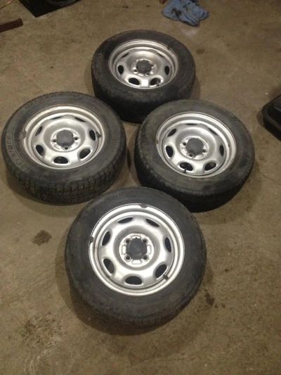 Лот: 3516392. Фото: 1. Резина Bridgestone на штамповках... Шины на дисках