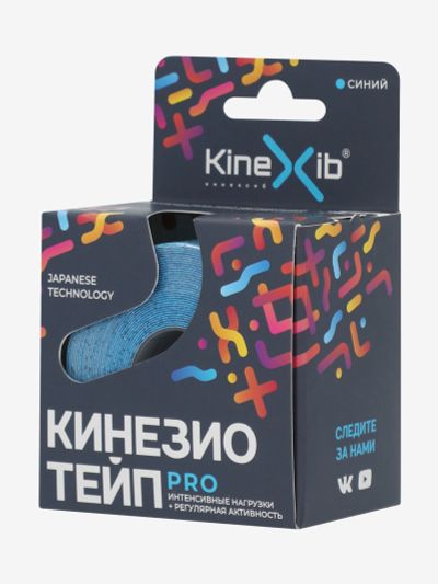 Лот: 25702103. Фото: 1. Кинезиотейп Kinexib Pro, синий... Другое (спортивная одежда)