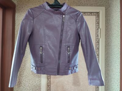 Лот: 23518302. Фото: 1. Куртка из экокожи - косуха для... Верхняя одежда