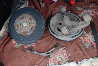 Лот: 2002190. Фото: 1. Ступица правая задняя на Honda... Тормозная система