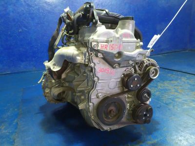Лот: 18960557. Фото: 1. Двигатель Nissan Tiida C11 HR15DE... Двигатель и элементы двигателя