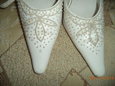 Лот: 8303740. Фото: 1. туфли свадебные белые. Туфли