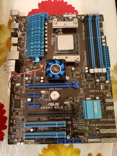 Лот: 10534485. Фото: 1. ASUS M5A97 R2.0. Материнские платы