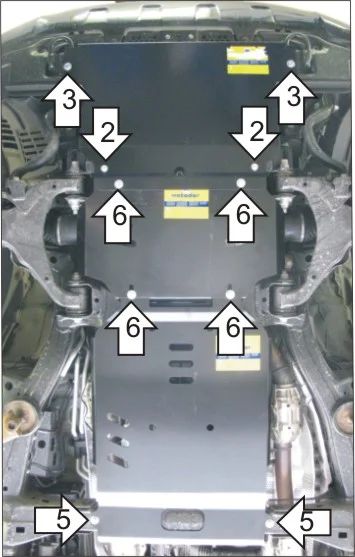 Лот: 6393252. Фото: 1. Защита Мотодор Toyota Land Cruiser... Двигатель и элементы двигателя