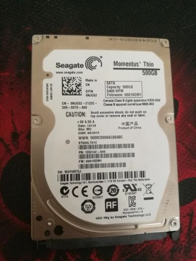 Лот: 17486556. Фото: 1. 2.5" Жесткий диск Seagate 500... Жёсткие диски (HDD)