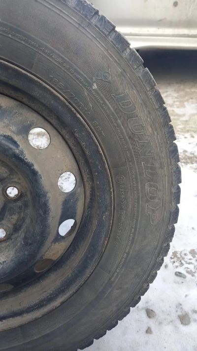 Лот: 20976335. Фото: 1. Колеса в сборе Dunlop winter ice... Шины на дисках