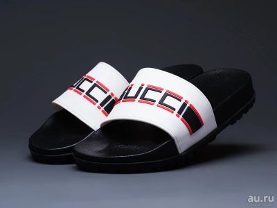 Лот: 13761918. Фото: 1. Сланцы Gucci Артикул: 13228. Шлепанцы, сланцы