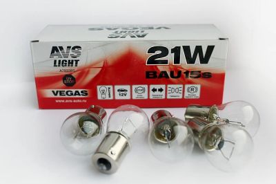Лот: 20584481. Фото: 1. Лампа AVS Vegas 12V. P21W(BAU15S... Оптика и освещение