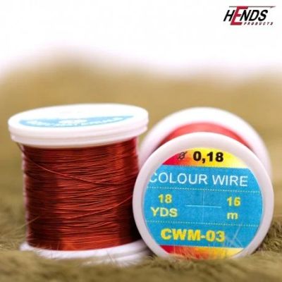 Лот: 20945372. Фото: 1. Проволока HENDS Colour Wire (21... Леска, блесны, крючки, мормышки