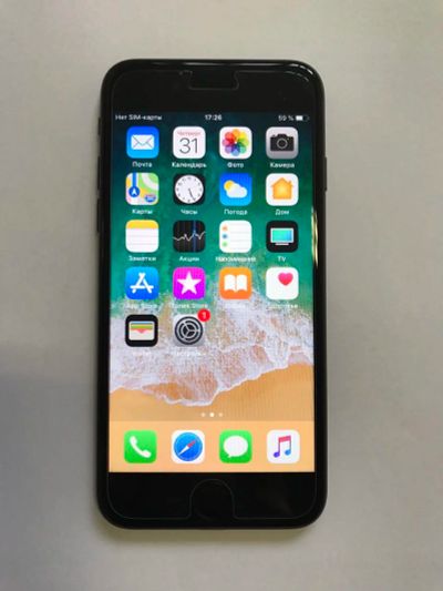 Лот: 11394447. Фото: 1. iPhone 7 black 32Gb. Смартфоны