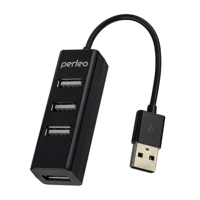 Лот: 21516867. Фото: 1. USB-хаб Perfeo на 4 порта (PF-HYD-6010H... USB хабы