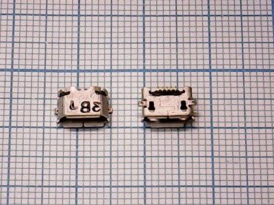 Лот: 12287341. Фото: 1. Системный разъём №124 micro-USB... Разъёмы