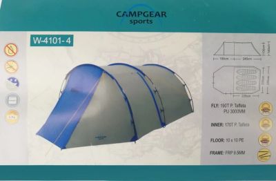 Лот: 15785467. Фото: 1. Палатка CampGear Sports W-4101-4... Палатки, тенты