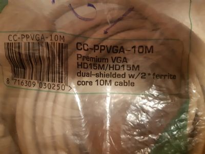 Лот: 24590500. Фото: 1. Кабель VGA Premium Cableexpert... Шлейфы, кабели, переходники